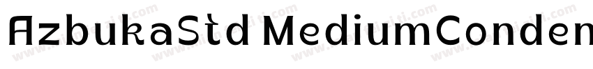 AzbukaStd MediumCondensed字体转换